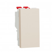 Выключатель перекрестный Schneider Electric Unica New 1-клавишный схема 7 1 модуль бежевый NU310544