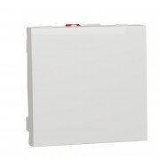 Выключатель Schneider Electric Unica New 1-клавишный схема 1 2 модуля белый NU320118