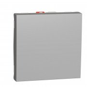 Выключатель проходной Schneider Electric Unica New 1-клавишный схема 6 2 модуля алюминий NU320330