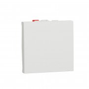 Выключатель Schneider Electric Unica New 1-клавишный схема 1 2 модуля белый NU320618