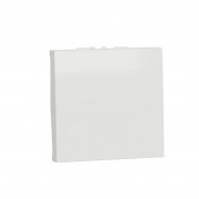 Вимикач Schneider Electric Unica New 1-клавішний схема 1 2 модулі білий NU326118