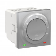 Термостат теплого пола Schneider Electric Unica New 10A алюминий NU350330