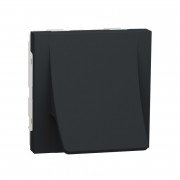 Вывод кабеля Schneider Electric Unica New 2 модуля 16А антрацит NU386254