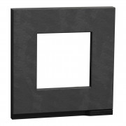 Рамка 1-постова Schneider Electric Unica New Pure камінь/антрацит NU600287