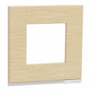 Рамка 1-постова Schneider Electric Unica New Pure клен/білий NU600283
