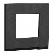 Рамка 1-постовая Schneider Electric Unica New Pure камень/антрацит NU600287