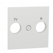 Лицевая панель TV/FM розетки Schneider Electric Unica New белый NU944018