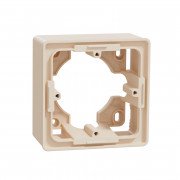 Коробка для открытой установки Schneider Electric Unica New Studio 1-постовая пластик бежевый NU800244