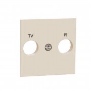 Лицевая панель TV/FM розетки Schneider Electric Unica New бежевый NU944044