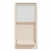 Накладка для RJ45 розетки Schneider Electric Unica New 1 модуль бежевый NU941044