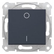 Выключатель Schneider Electric Sedna 1-клавишный 2-полюсный 16А графит SDN0200270