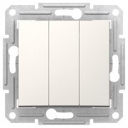 Выключатель Schneider Electric Sedna 3-клавишный 10AX слоновая кость SDN0300623