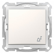 Кнопка звонка Schneider Electric Sedna IP44 слоновая кость SDN0800323