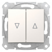 Вимикач для жалюзі Schneider Electric Sedna з електронним блоком слонова кістка SDN1300123