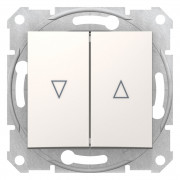 Выключатель для жалюзи Schneider Electric Sedna с механической блокировкой слоновая кость SDN1300323