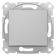 Вимикач Schneider Electric Sedna кнопковий алюміній SDN0700160