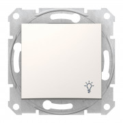Вимикач Schneider Electric Sedna кнопковий символ Світло слонова кістка SDN0900123