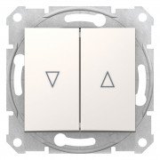 Выключатель для жалюзи Schneider Electric Sedna с электронной блокировкой слоновая кость SDN1300123
