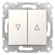 Вимикач для жалюзі Schneider Electric Sedna з механічним блокуванням слонова кістка SDN1300323