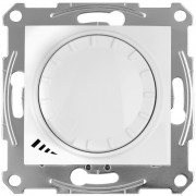 Диммер (светорегулятор) для LED-ламп Schneider Electric Sedna универсальный поворотно-нажимной 4-400Вт белый SDN2201221