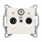 Розетка TV/R/SAT Schneider Electric Sedna оконечная слоновая кость SDN3501323
