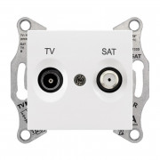 Розетка TV/SAT Schneider Electric Sedna прохідна білий SDN3401221
