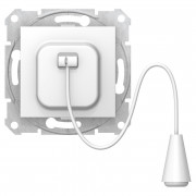 Вимикач кнопковий зі шнурком Schneider Electric Sedna білий SDN1200121