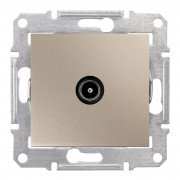 ТВ-розетка Schneider Electric Sedna оконечная титан SDN3201668
