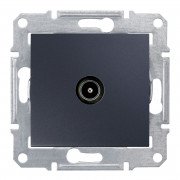 ТВ-розетка Schneider Electric Sedna оконечная графит SDN3201670