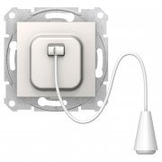 Выключатель кнопочный со шнурком Schneider Electric Sedna слоновая кость SDN1200123