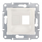 Накладка одномодульна АМР Schneider Electric Sedna КАТ5Е 6 UTP слонова кістка SDN4300623