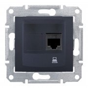 Компьютерная розетка Schneider Electric Sedna RJ45 5E UTP графит SDN4300170