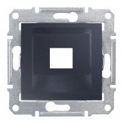 Накладка одномодульна RDM Schneider Electric Sedna КАТ5Е 6 UTP графіт SDN4300470