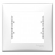 Рамка Schneider Electric Sedna 1-постова термопластик білий SDN5800121