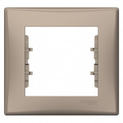 Рамка Schneider Electric Sedna 1-постова термопластик титан SDN5800168