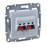 Аудио-розетка Schneider Electric Sedna белый SDN5400121