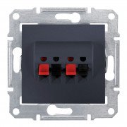 Аудио-розетка Schneider Electric Sedna графит SDN5400170