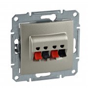 Аудіо-розетка Schneider Electric Sedna титан SDN5400168