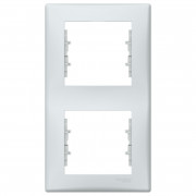 Рамка Schneider Electric Sedna 2-постовая вертикальная термопластик серый SDN5801133