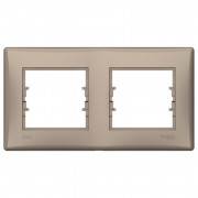 Рамка Schneider Electric Sedna 2-постова IP44 термопластик титан SDN5810668