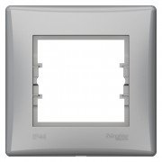 Рамка Schneider Electric Sedna 1-постовая IP44 термопластик алюминий SDN5810560