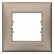 Рамка Schneider Electric Sedna 1-постовая IP44 термопластик титан SDN5810568
