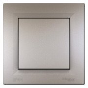 Выключатель Schneider Electric Asfora 1-клавишный самозажимный ІР44 бронза EPH0100269