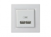 Розетка USB Schneider Electric Asfora 2,1A білий EPH2700221