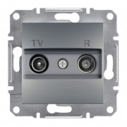 Розетка TV/R кінцева Schneider Electric Asfora 1 дБ сталь EPH3300162