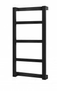 Полотенцесушитель водяной Genesis-Aqua Plato 100x53 см черный GA-7201