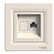 Розетка комп'ютерна Schneider Electric Asfora RJ45 кат5е UTP крем EPH4300123