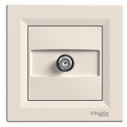 Розетка SAT кінцева Schneider Electric Asfora 1 дБ крем EPH3700123