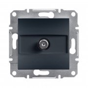 Розетка SAT оконечная Schneider Electric Asfora 1 дБ антрацит EPH3700171