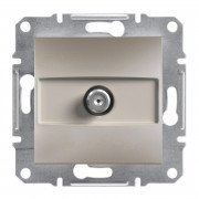 Розетка SAT проходная Schneider Electric Asfora 4 дБ бронза EPH3700269